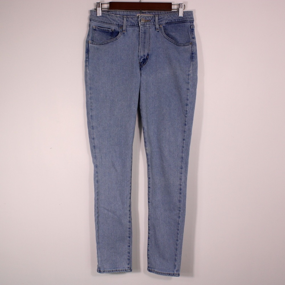 Levis 721 Jeans Womens 30 Blue High Rise Skinny Stretch‎ Denim, Fits 30x29.5